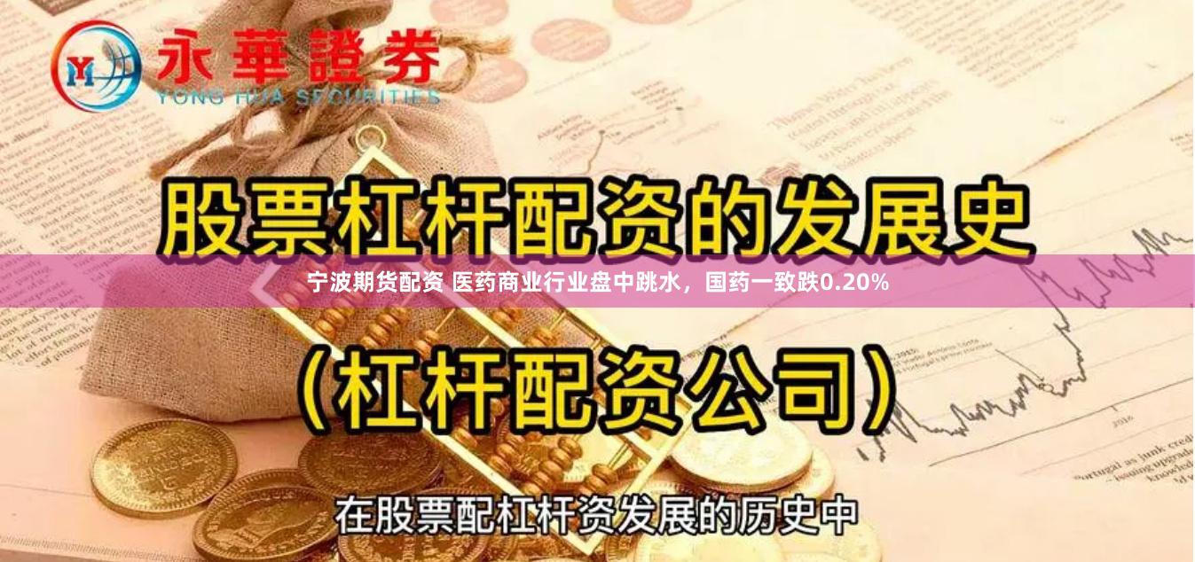 宁波期货配资 医药商业行业盘中跳水，国药一致跌0.20%