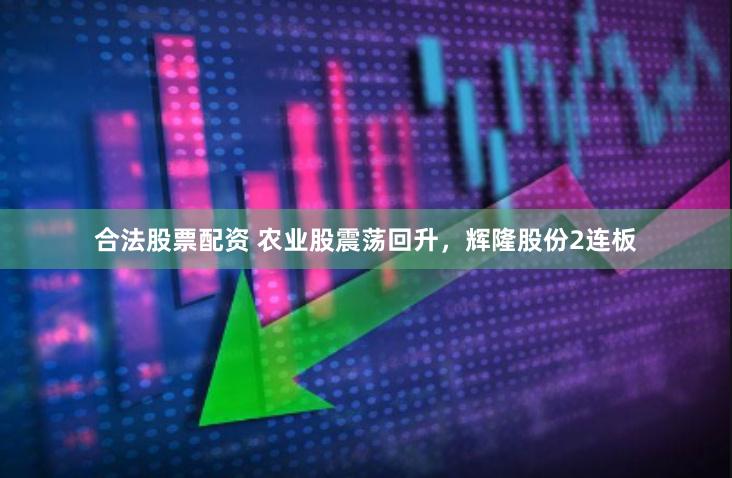 合法股票配资 农业股震荡回升，辉隆股份2连板